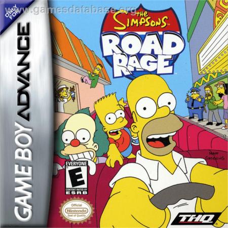 Cover Simpsons, The - Road Rage for Game Boy Advance
